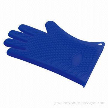 Durable Cooking Five Fingers Silicone Oven Mitts, Non-stick, Flexible and Easy-to-clean